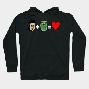 Eugene + pickles = Love Hoodie